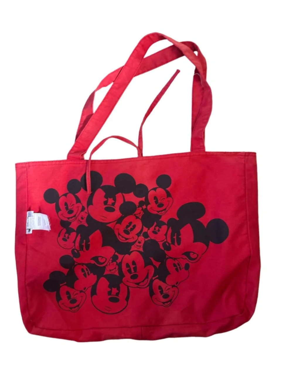 Disney Mickey 1955 Canvas Tote in Red, White, Yellow, Black